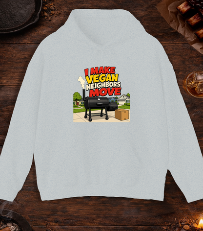 Vegan Neighbors Move Hoodie - Ash