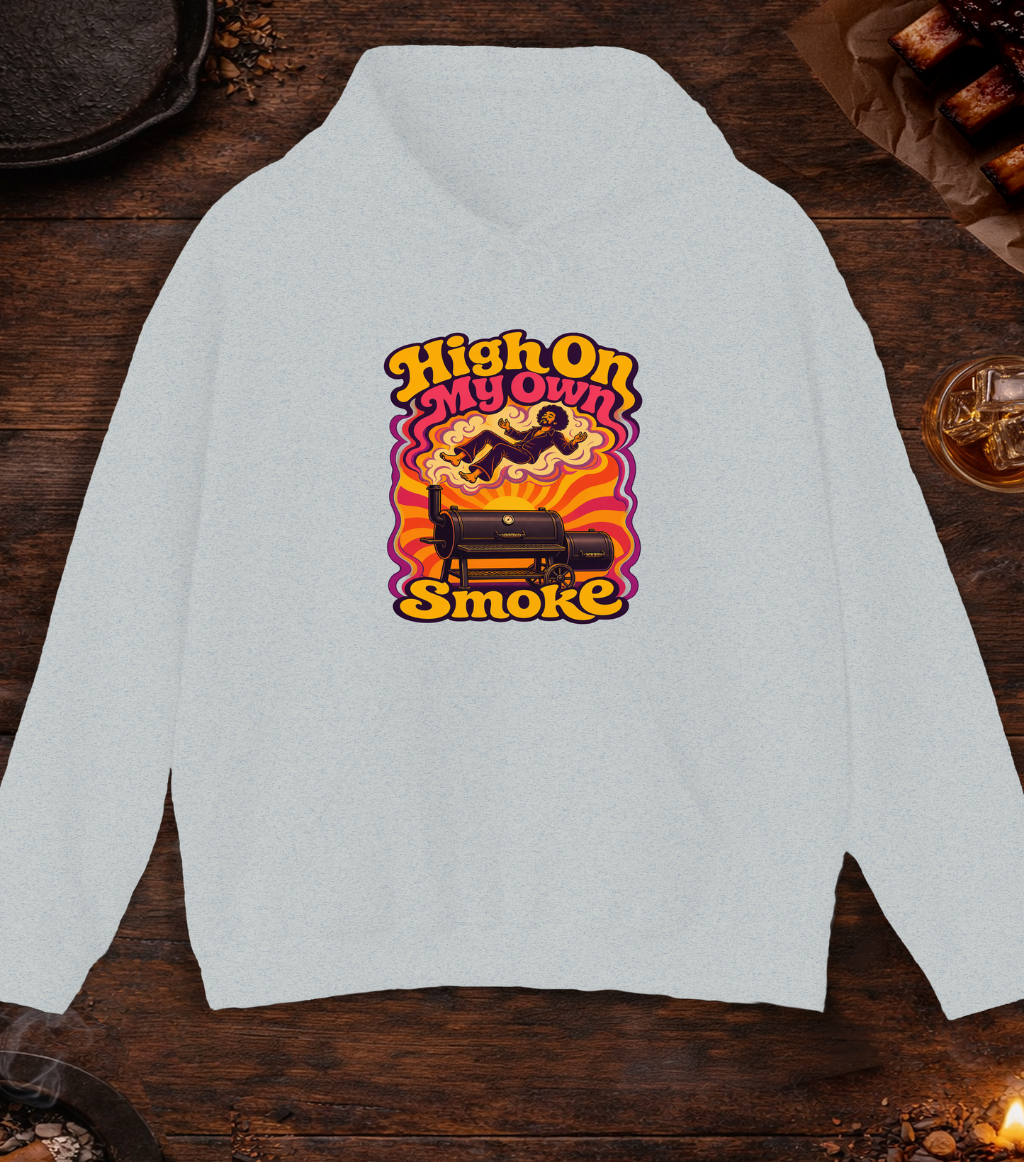 My Own Smoke Hoodie - Ash
