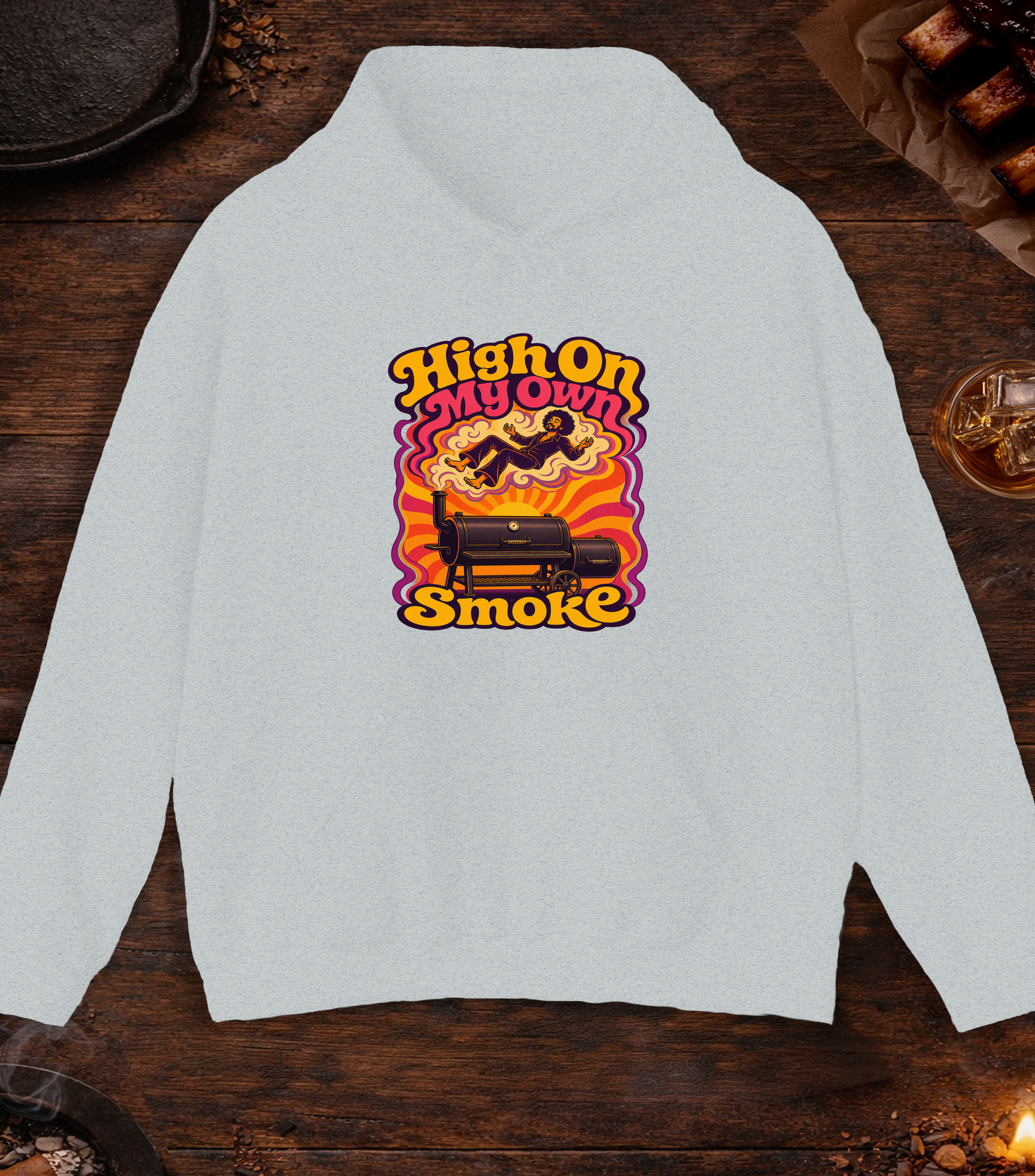 My Own Smoke Hoodie - Ash