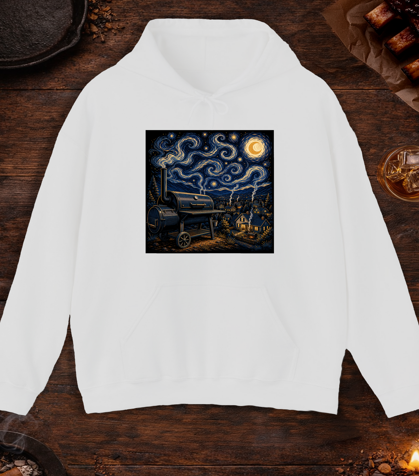 Smokey Night Hoodie - Ash