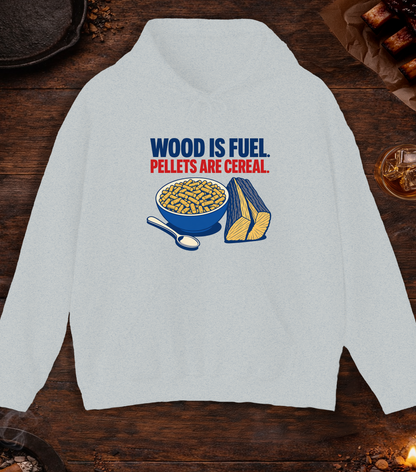 Pellets Are Cereal Hoodie - Ash
