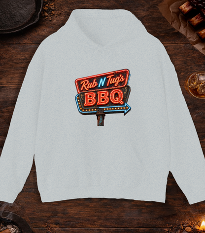 Rub N Tugs BBQ Hoodie - Ash
