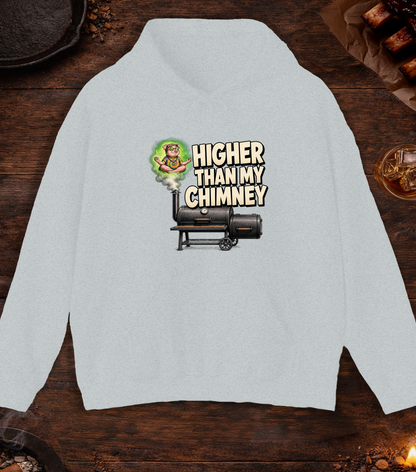 Higher Than Chimeny Hoodie - Ash