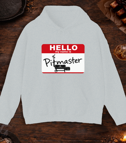 Hello My Name Is Pitmaster Hoodie - Ash
