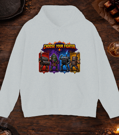 Choose Your Fighter Hoodie - Ash
