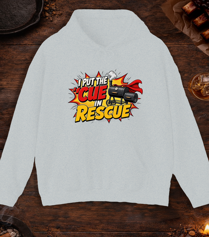 Cue in Rescue Hoodie - Ash