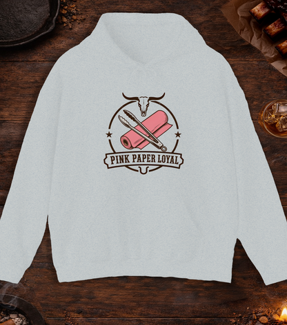 Pink Paper Loyal Hoodie - Ash