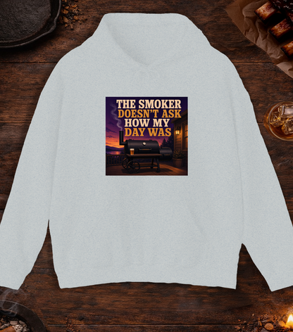 Doesn't Ask About My Day Hoodie - Ash