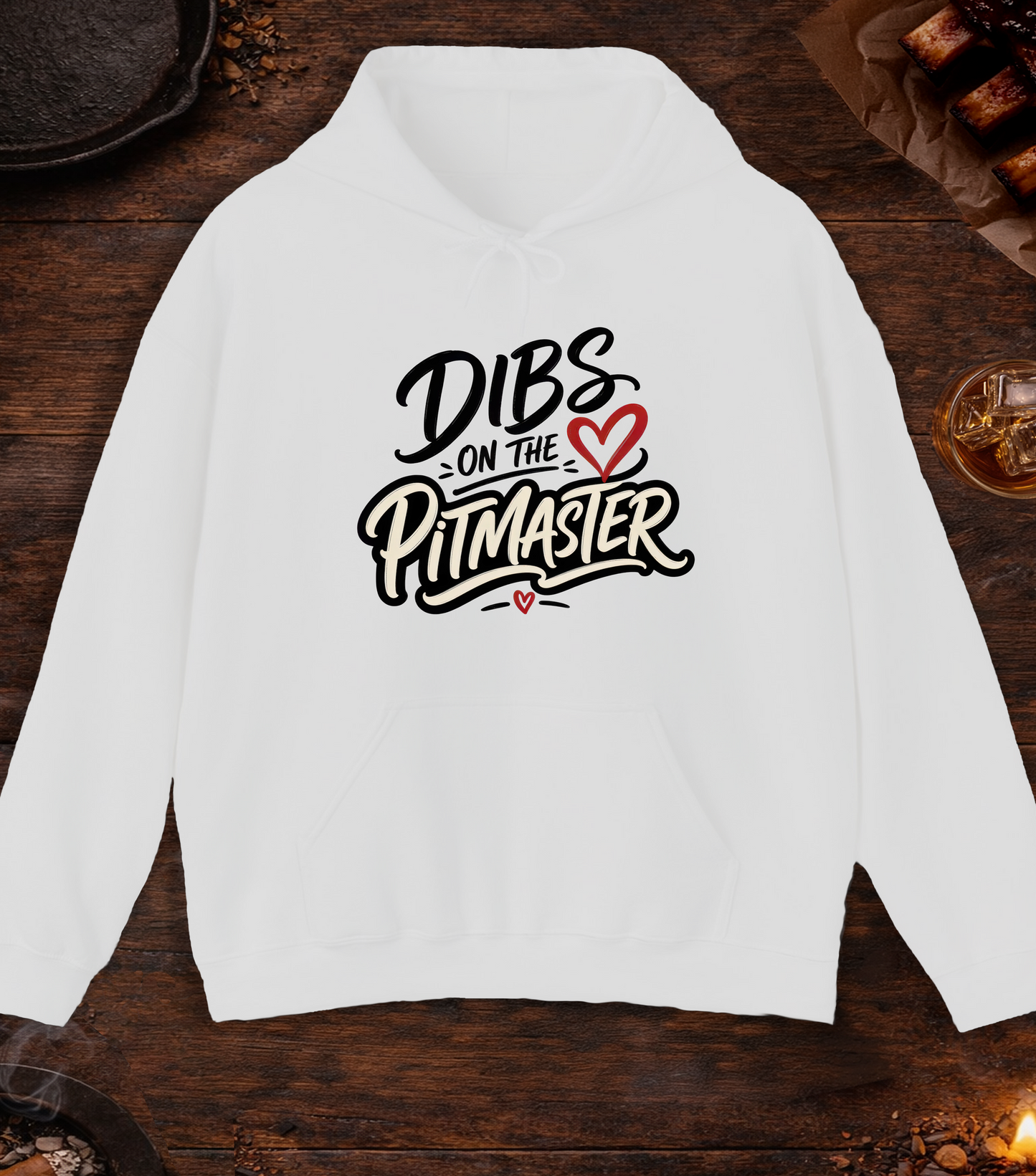 Dibs on the Pitmaster Hoodie - Ash