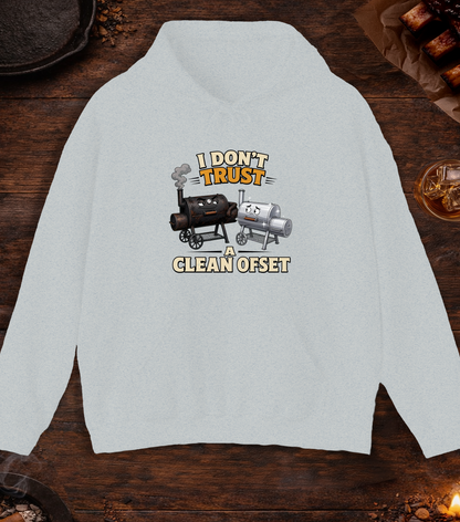 Don't Trust a Clean Offset Hoodie - Ash
