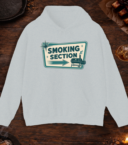 Smoking Section Hoodie - Ash