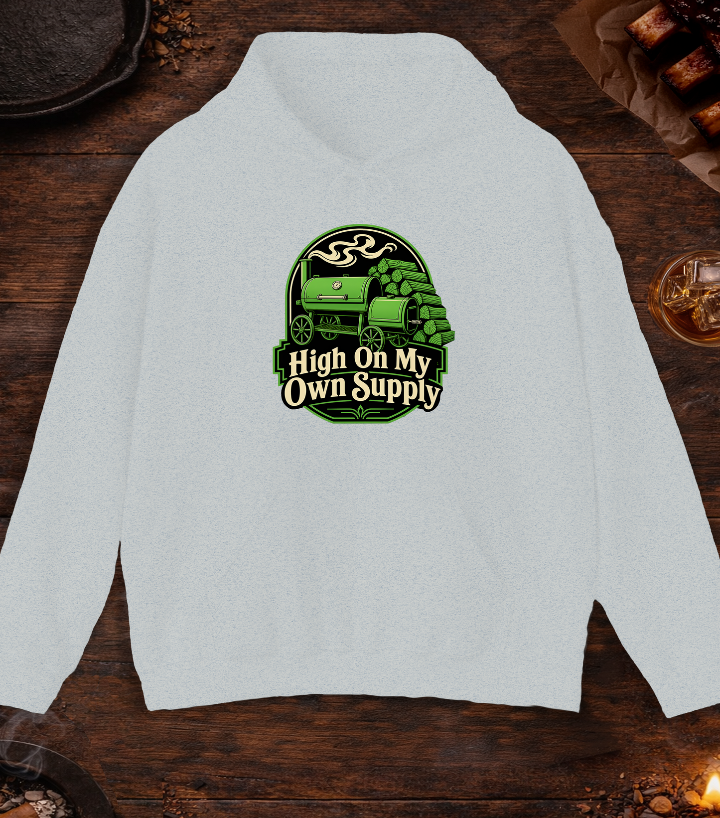High On My Own Supply Hoodie - Ash