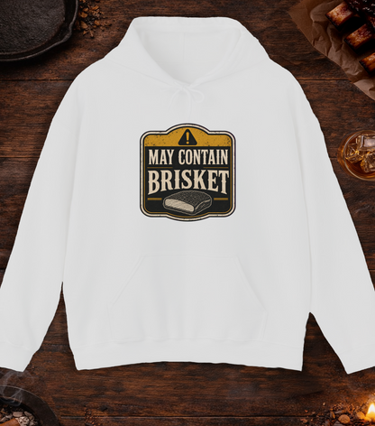 May Contain Brisket Hoodie - Ash