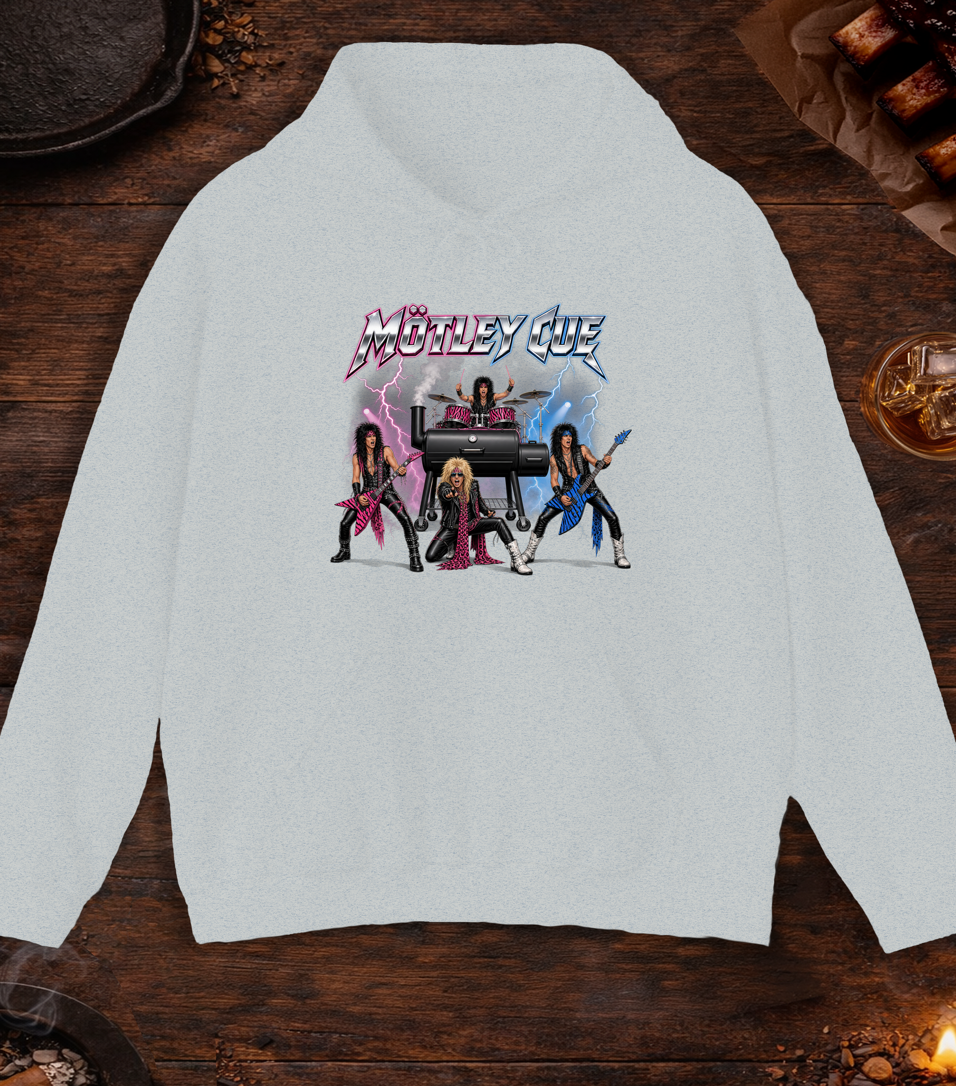 Motley Cue Hoodie - Ash