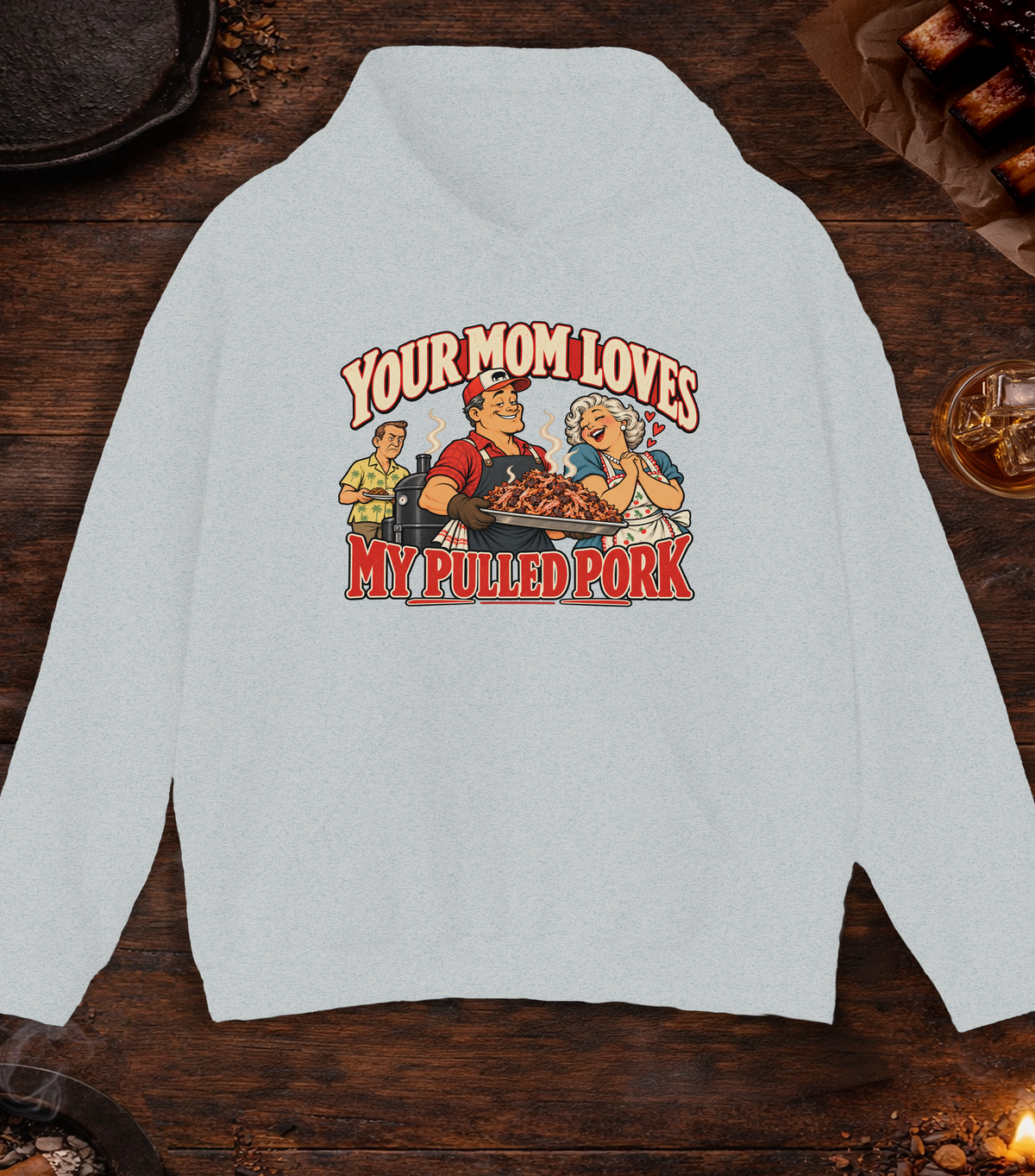 Your Mom Hoodie - Ash