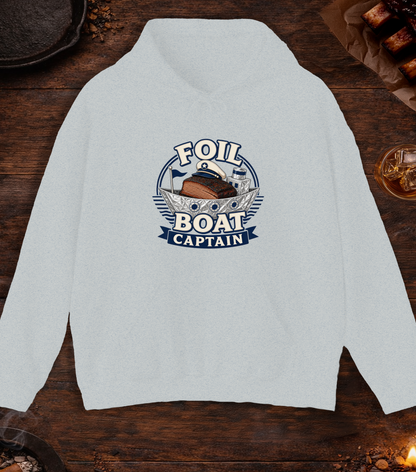 Foil Boat Captain Hoodie - Ash