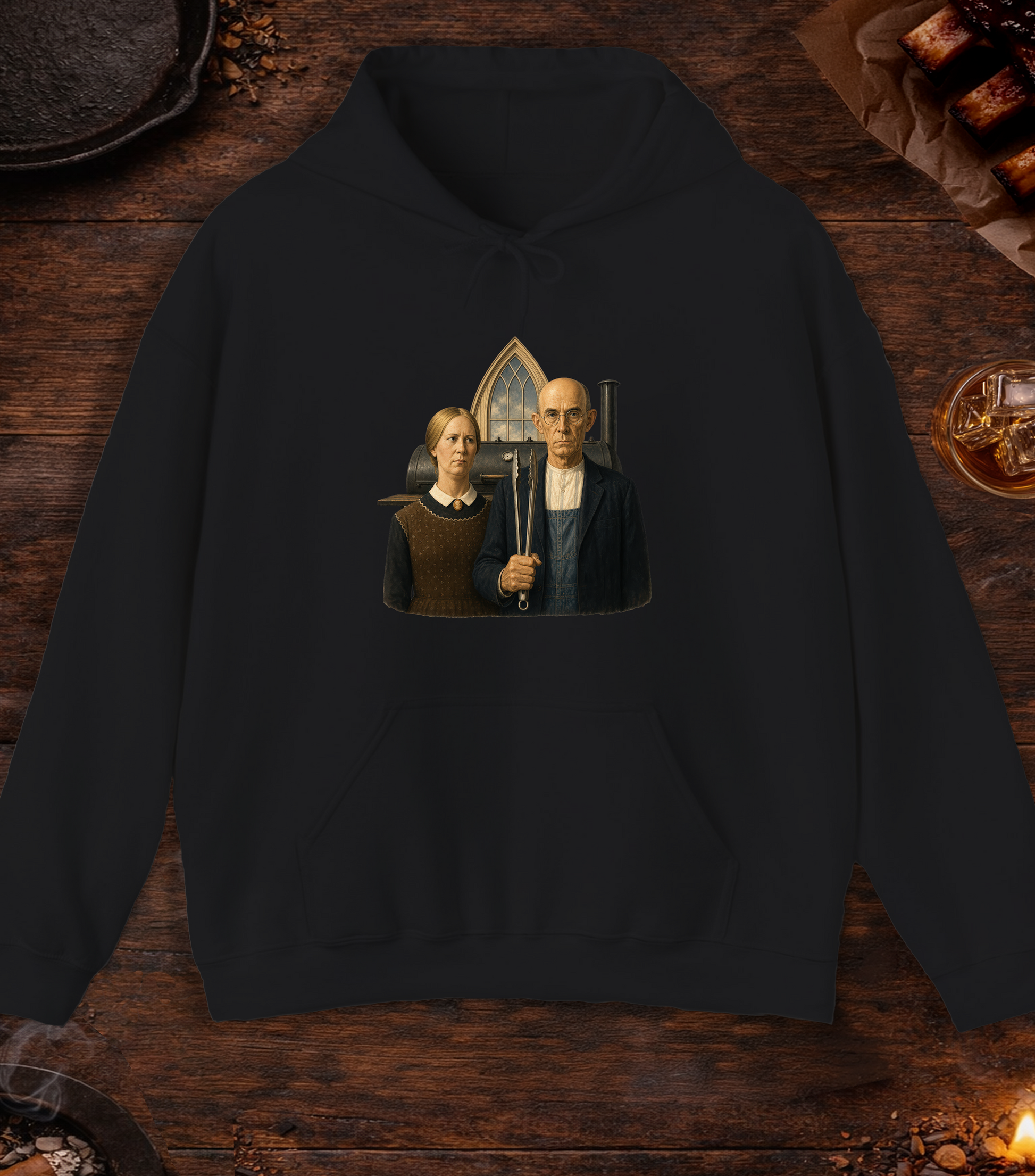 Pitmaster American Hoodie - Black
