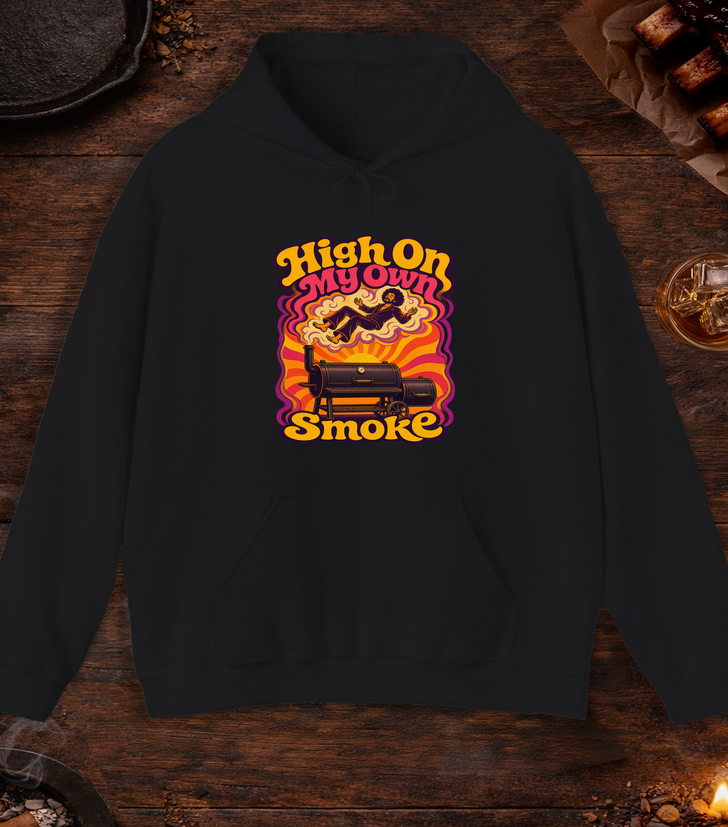 My Own Smoke Hoodie - Black