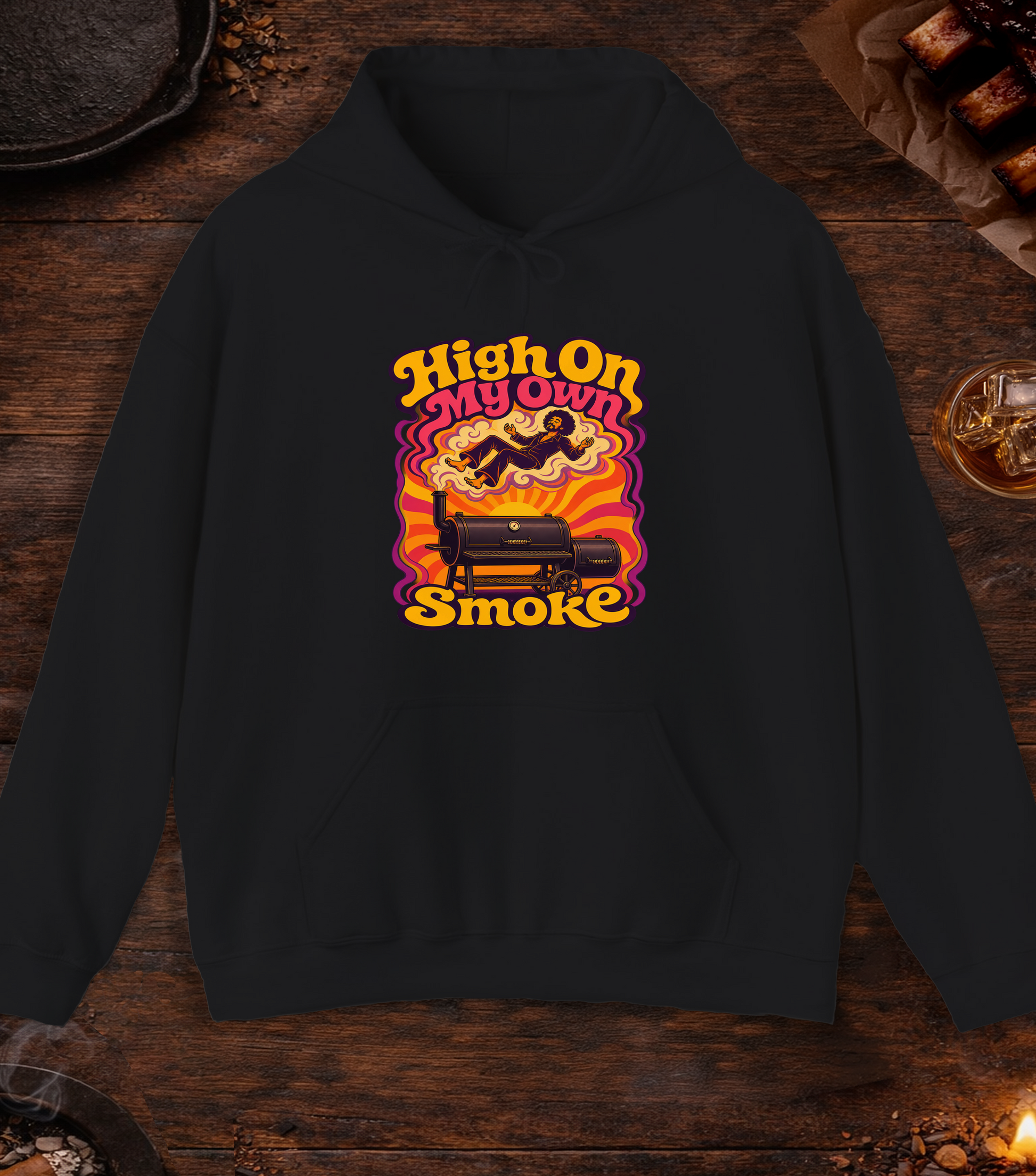 My Own Smoke Hoodie - Black