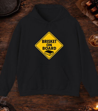 Brisket on Board Hoodie - Black