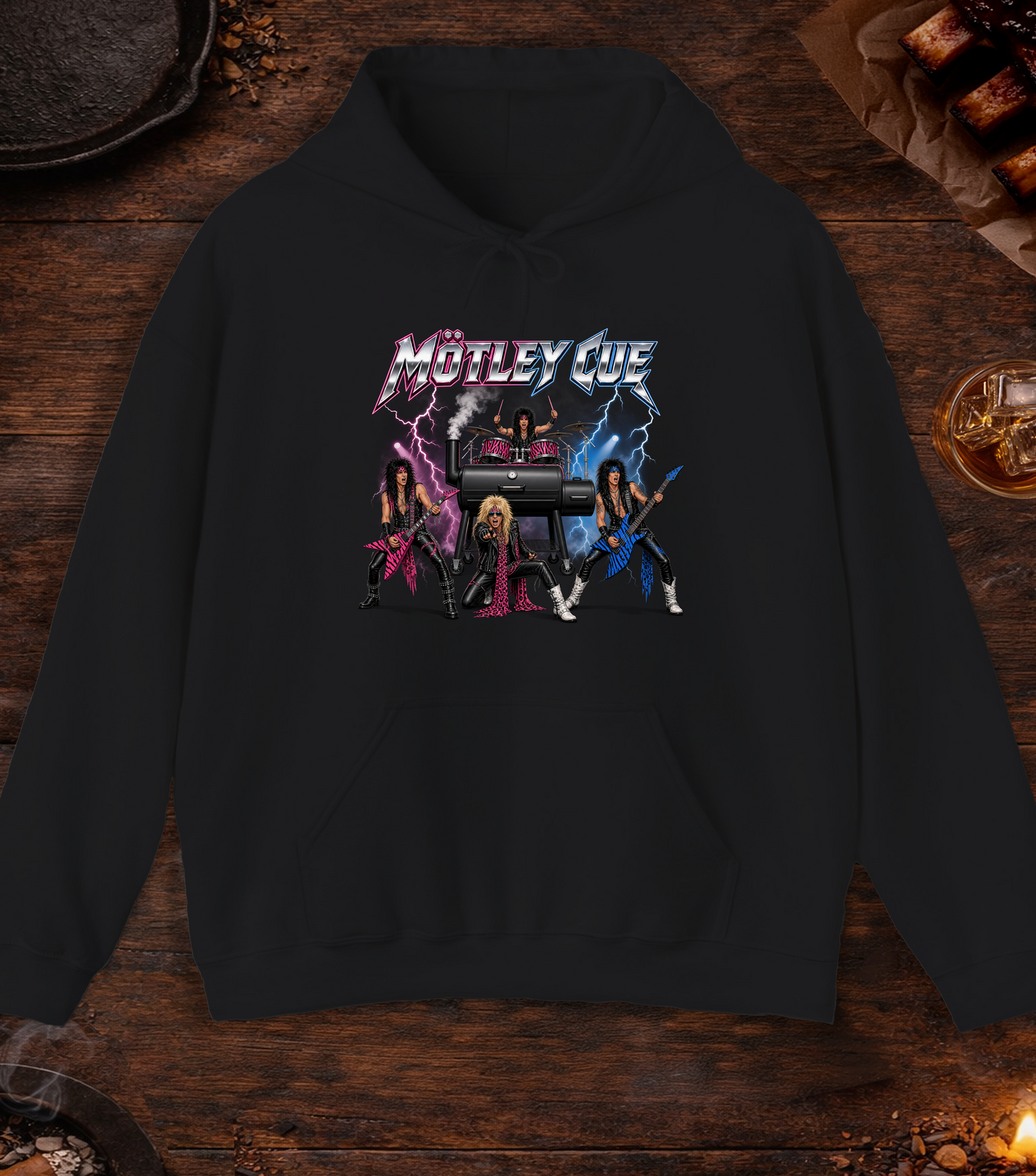 Motley Cue Hoodie - Black