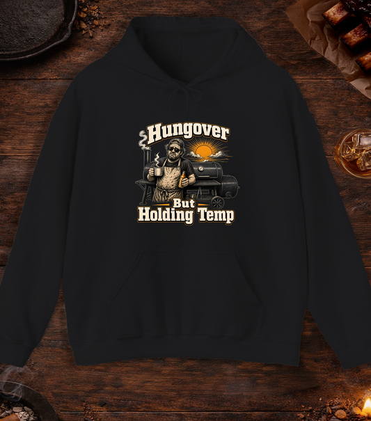 Hungover Holding Temp Hoodie - Black