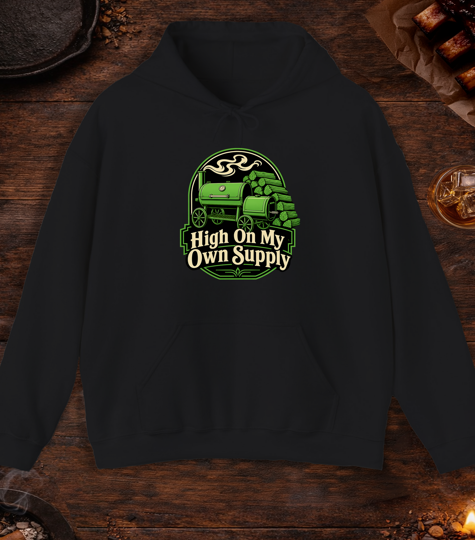 High On My Own Supply Hoodie - Black