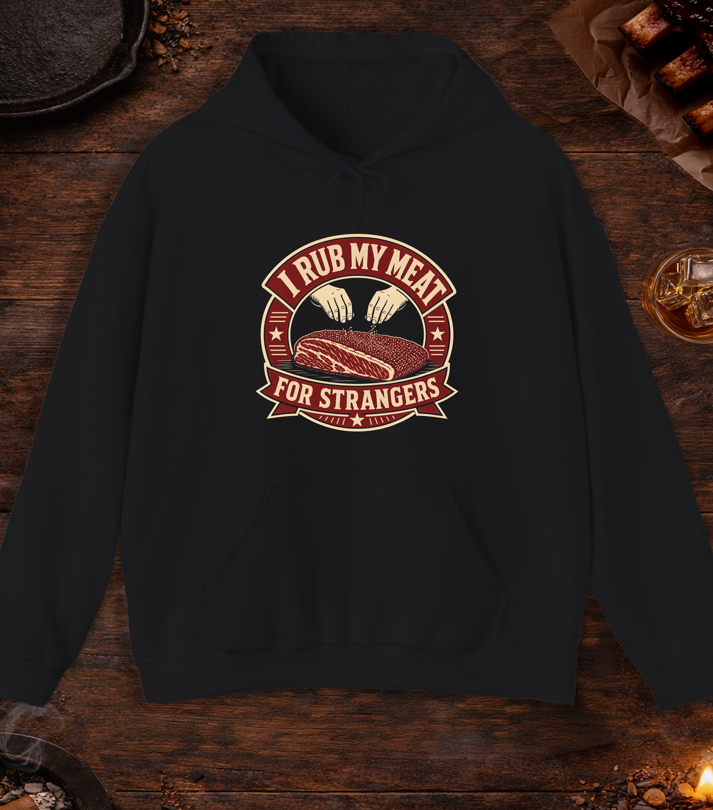 Rub For Strangers Hoodie - Black