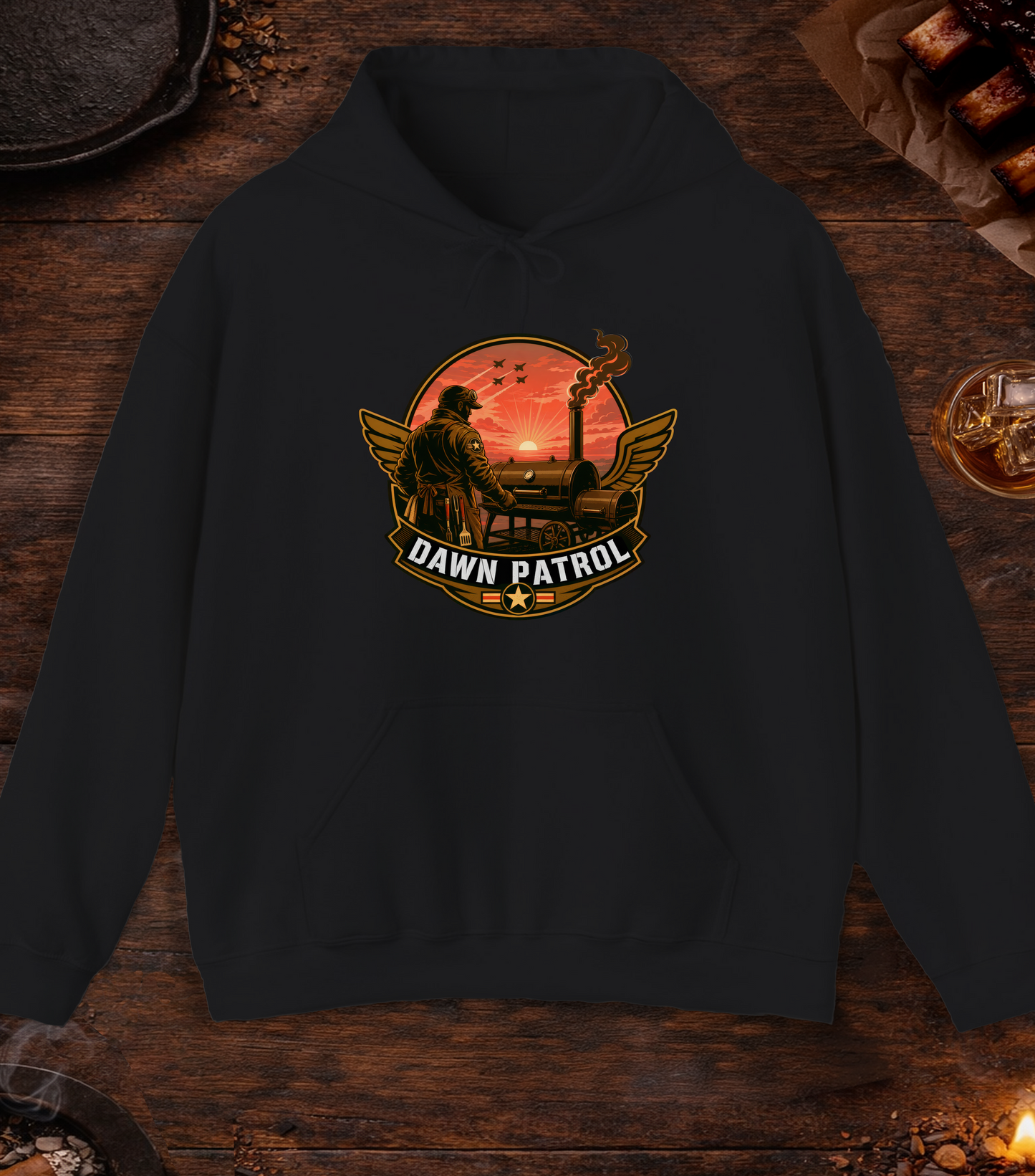 Dawn Patrol Hoodie - Black
