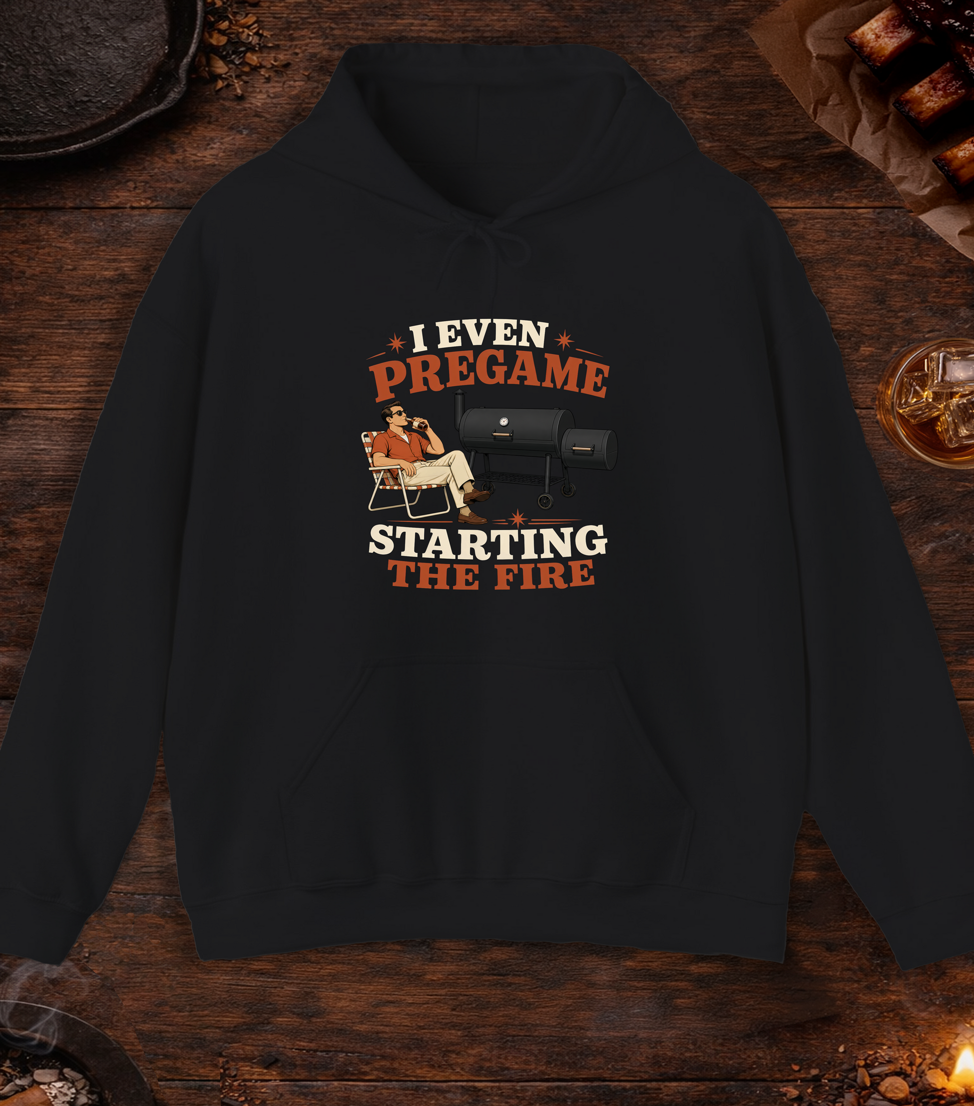 Pregame The Fire Hoodie - Black