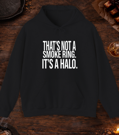 Smoke Ring Halo Hoodie - Black