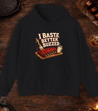 Baste Better Buzzed Hoodie - Black