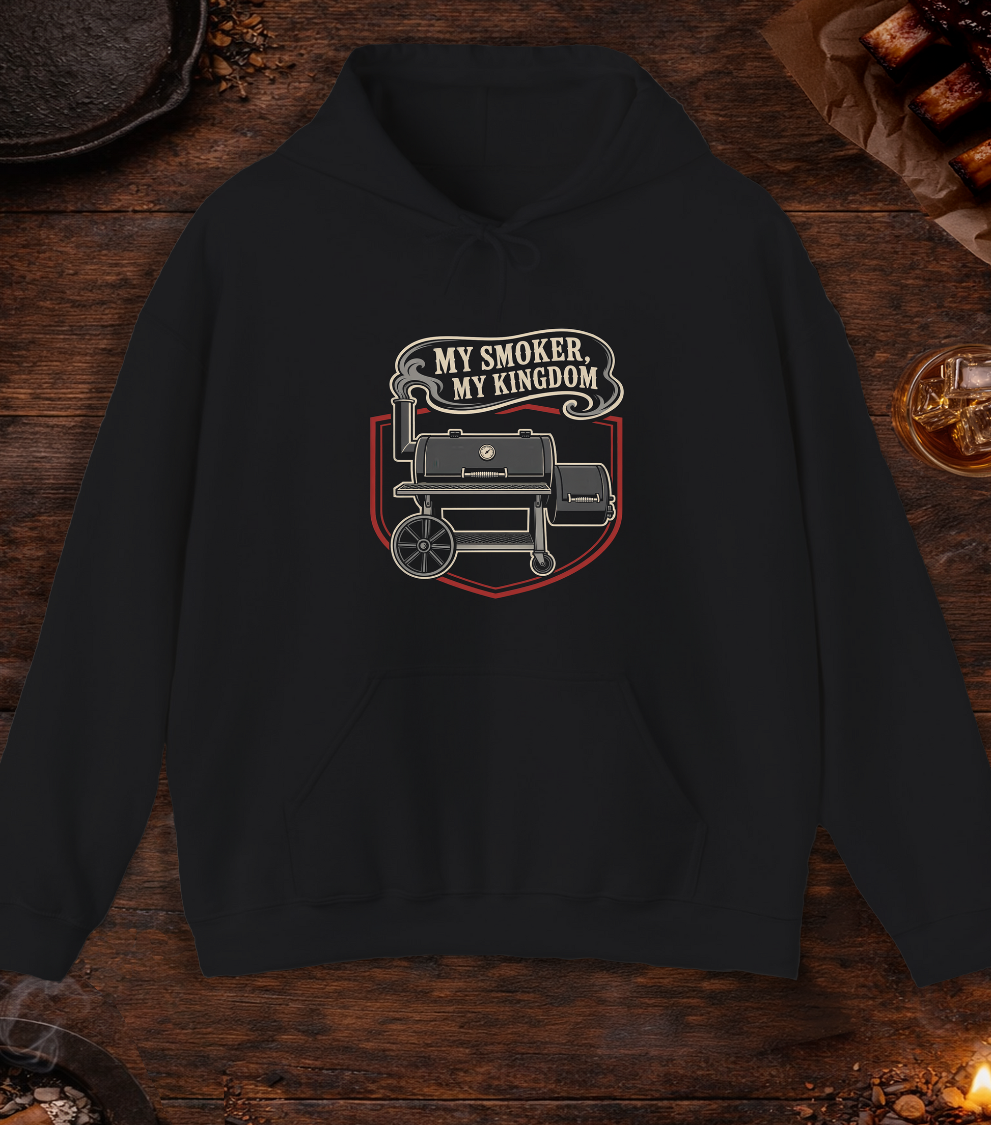 My Smoker My Kingdom Hoodie - Black