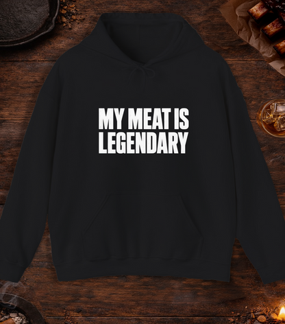 My Meat Is Legend Hoodie - Black