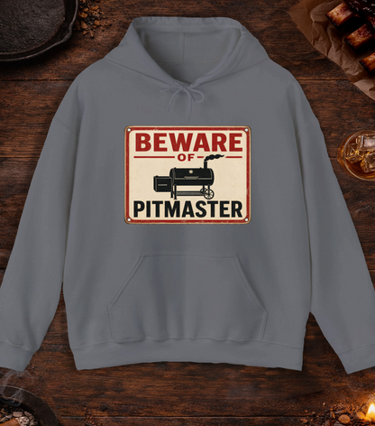 Beware of Pitmaster Hoodie - Charcoal