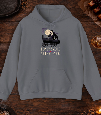 Smoke After Dark Hoodie - Charcoal