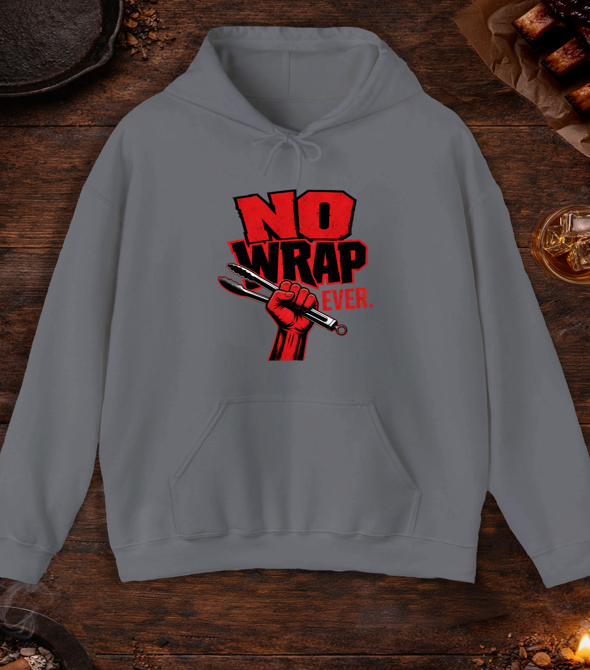 No Wrap Ever Hoodie - Charcoal