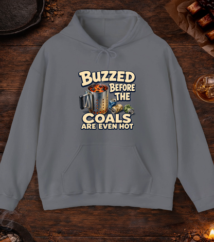 Buzzed Before Hoodie - Charcoal