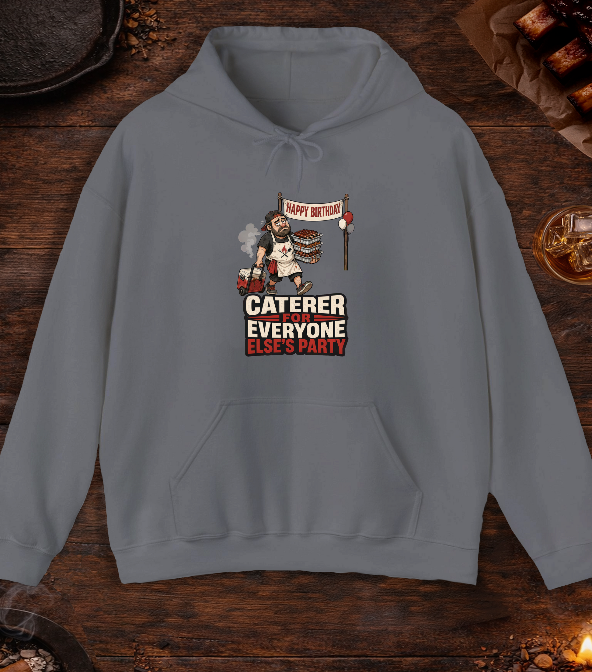 Everyone Else's Caterer Hoodie - Charcoal