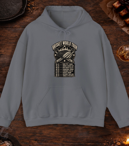 Brisket World Tour Hoodie - Charcoal