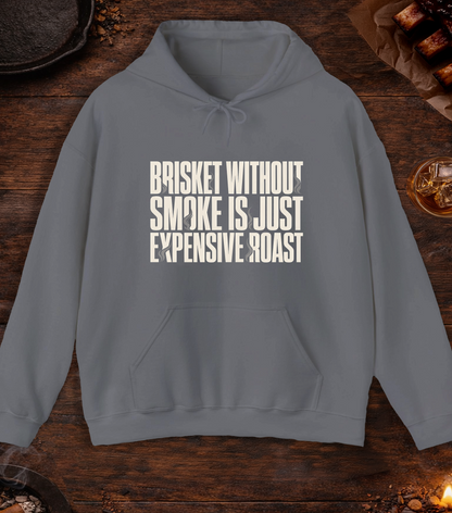 Brisket Without Smoke Hoodie - Charcoal