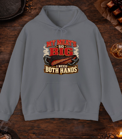 Meats So Big Hoodie - Charcoal