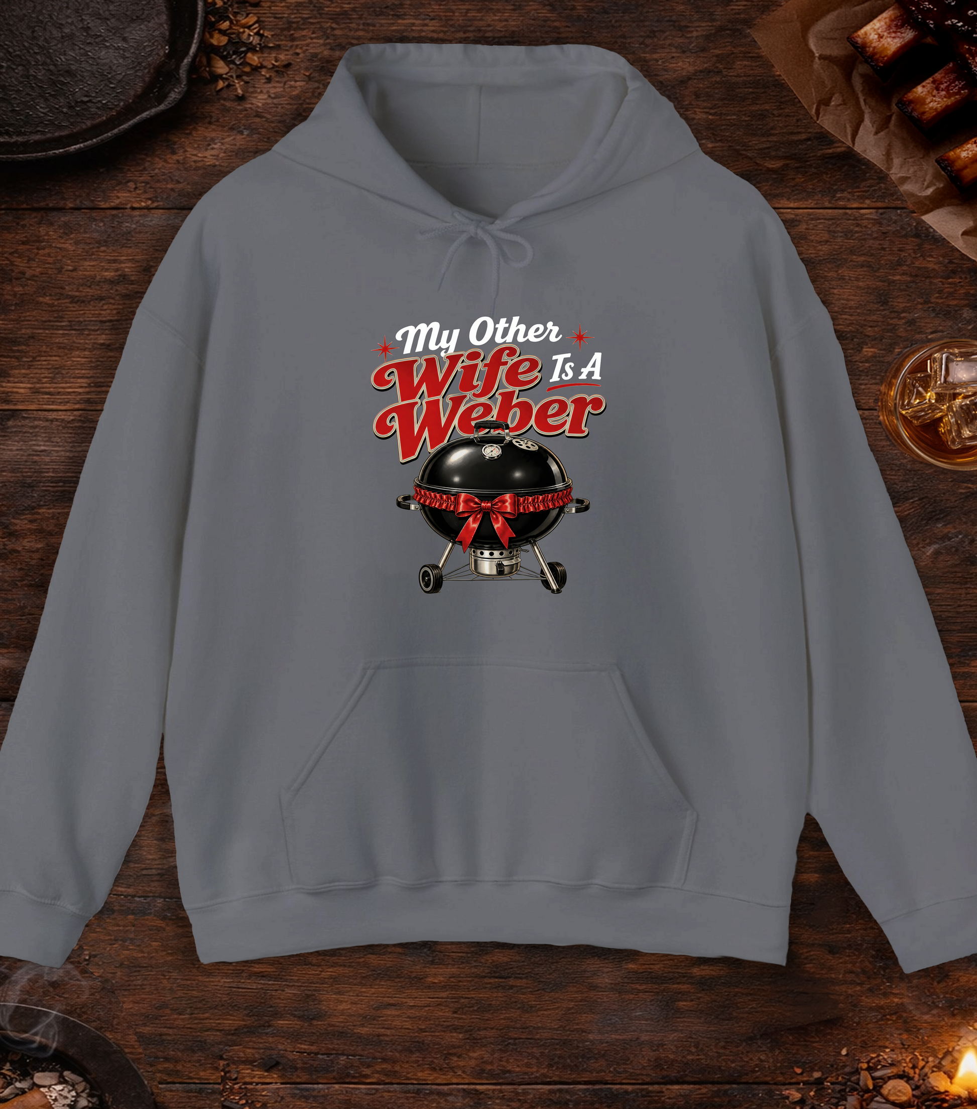 Wife Weber Hoodie - Charcoal