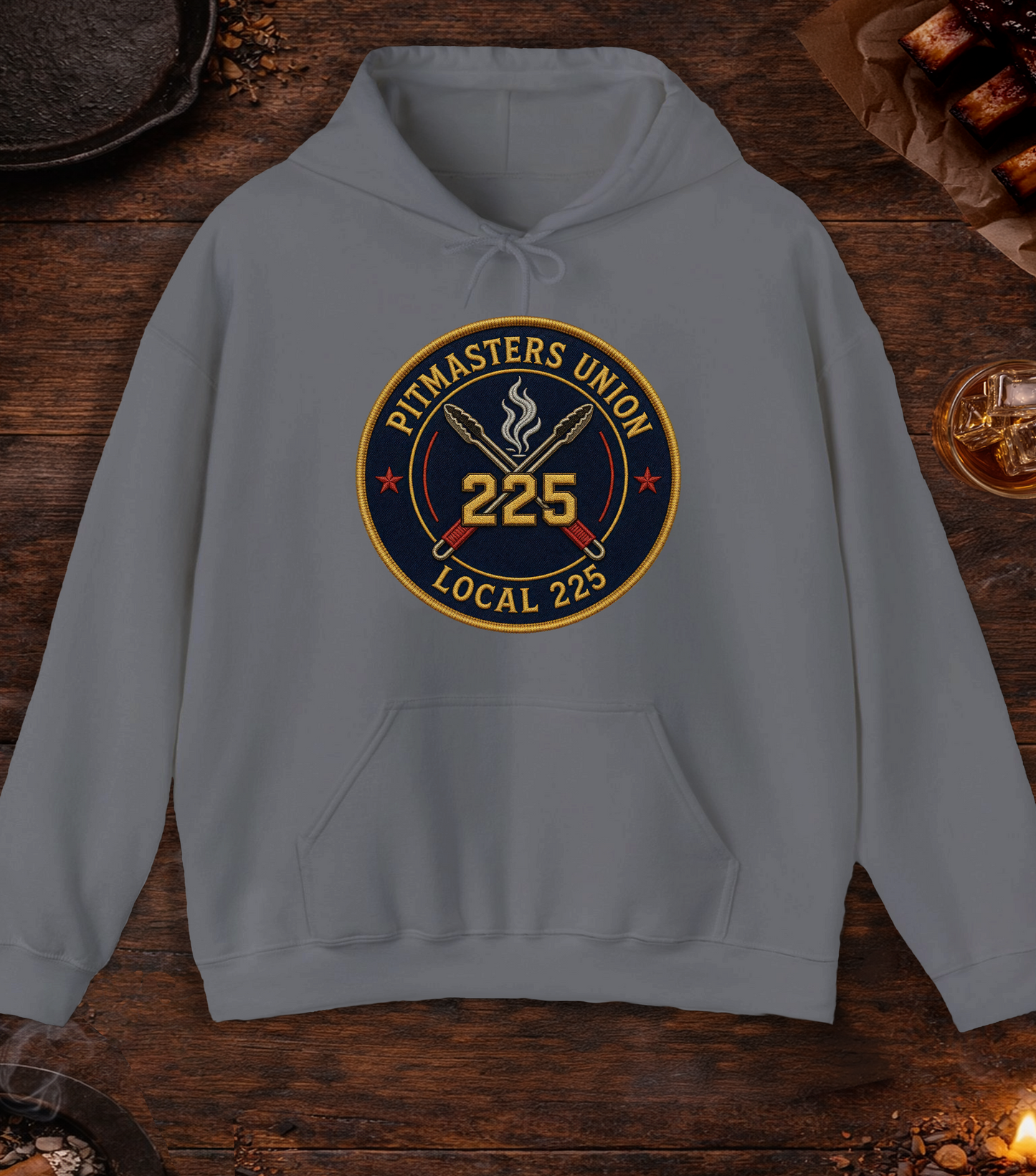 Pitmaster's Union Hoodie - Charcoal