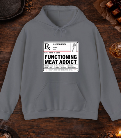 Functioning Meat Addict Hoodie - Charcoal
