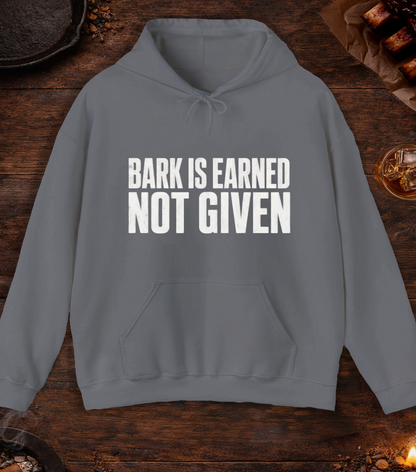 Bark Is Earned Hoodie - Charcoal