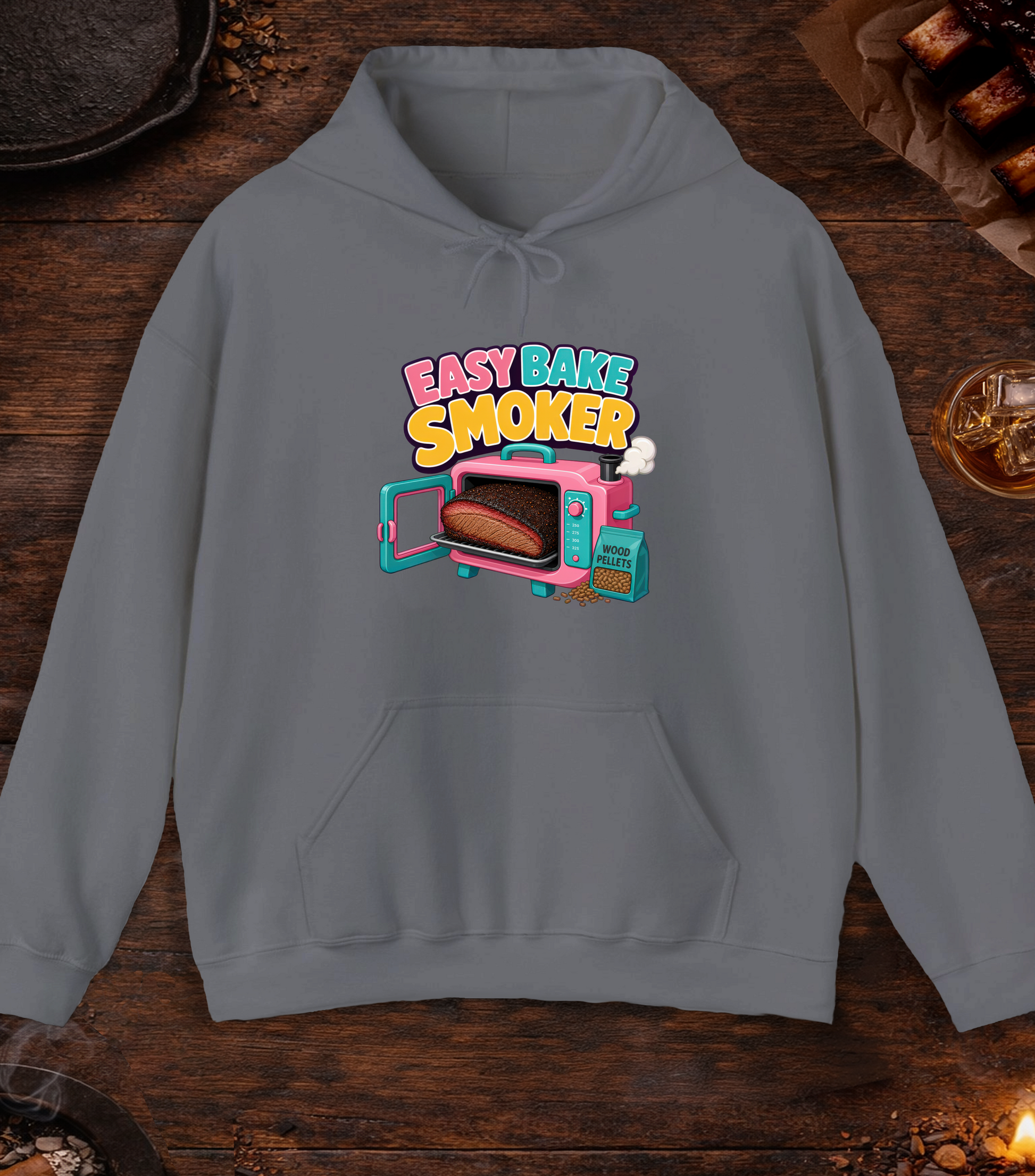Easy Bake Smoker Hoodie - Charcoal