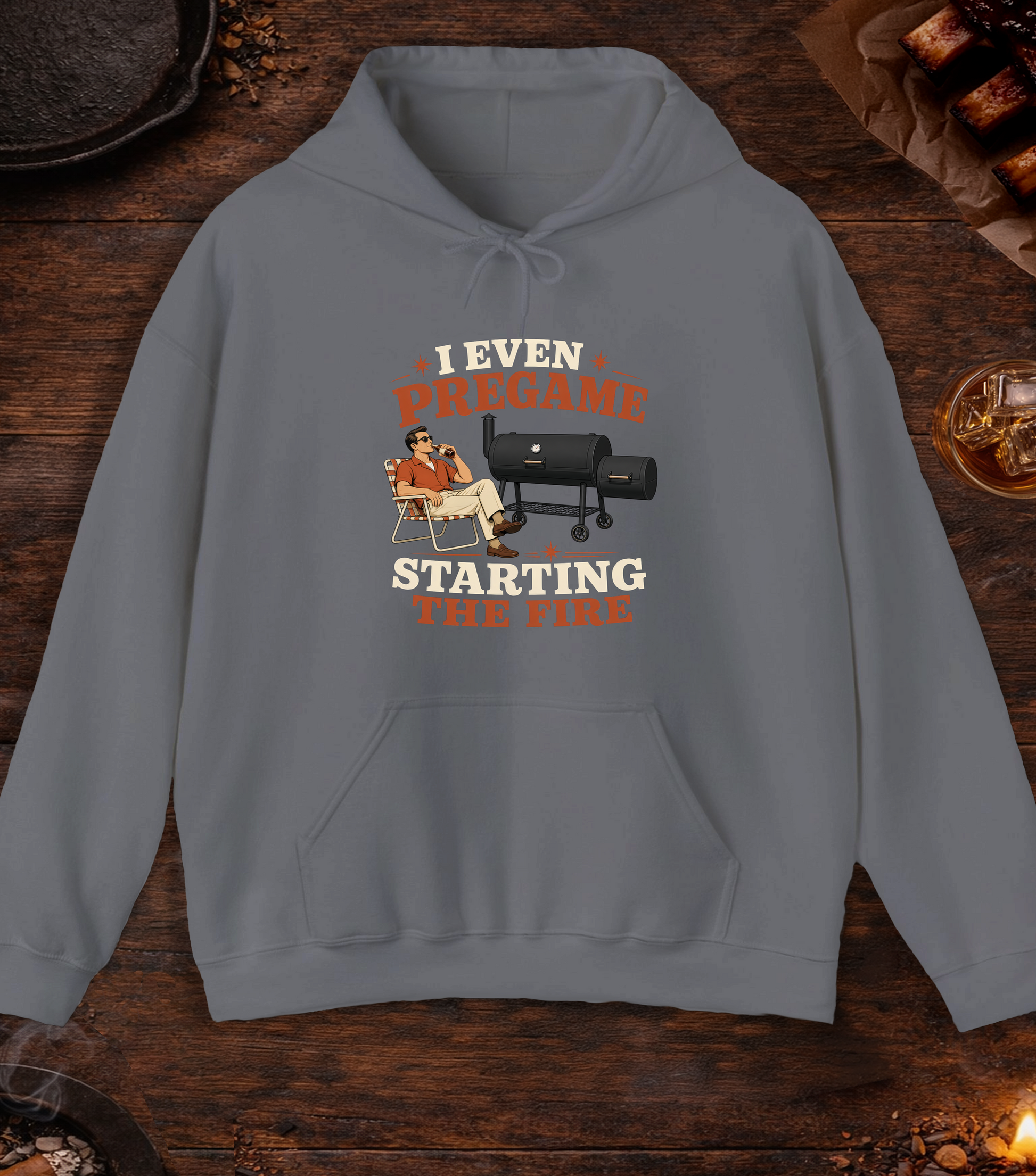 Pregame The Fire Hoodie - Charcoal