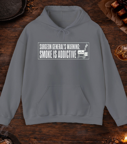Surgeon General's Warning: Smoke Is Addictive Hoodie - Charcoal