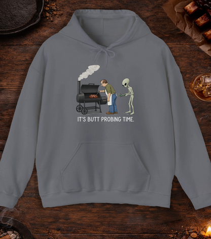 Butt Probing Time Hoodie - Charcoal